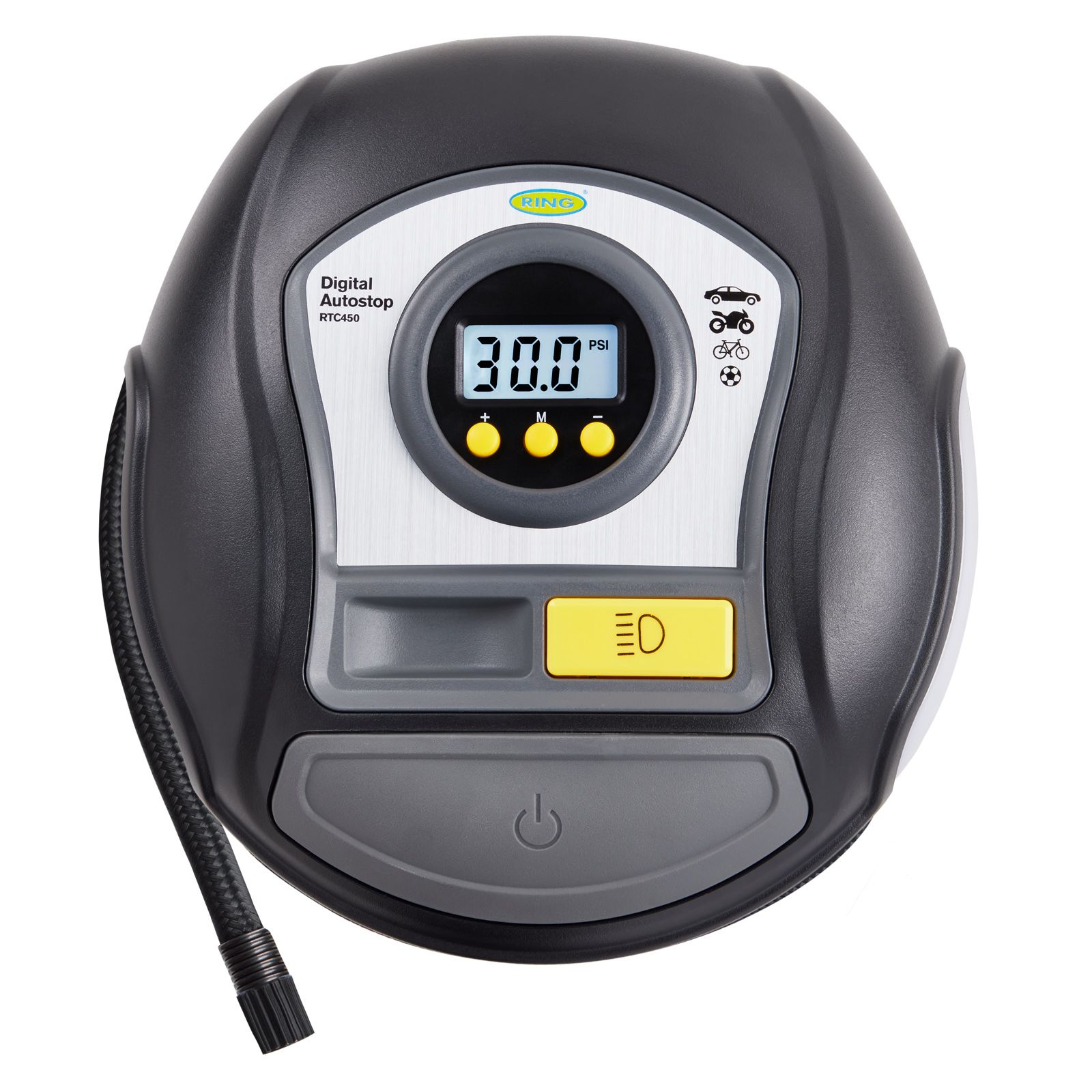RTC450 Digital Tyre Inflator with Auto Stop 12V DC