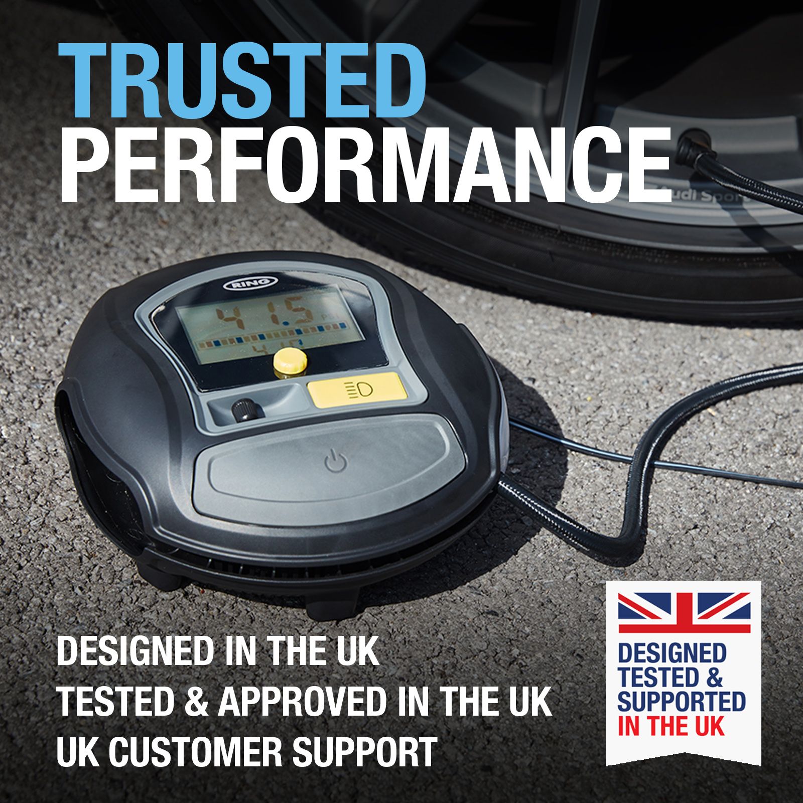RTC1000 Rapid Digital Tyre Inflator 12V DC