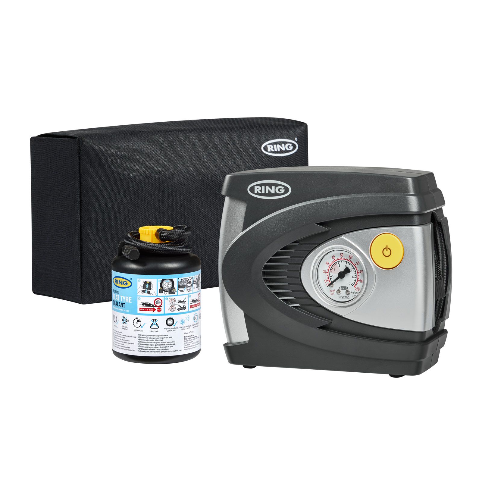 Air compressor inflator kit discount