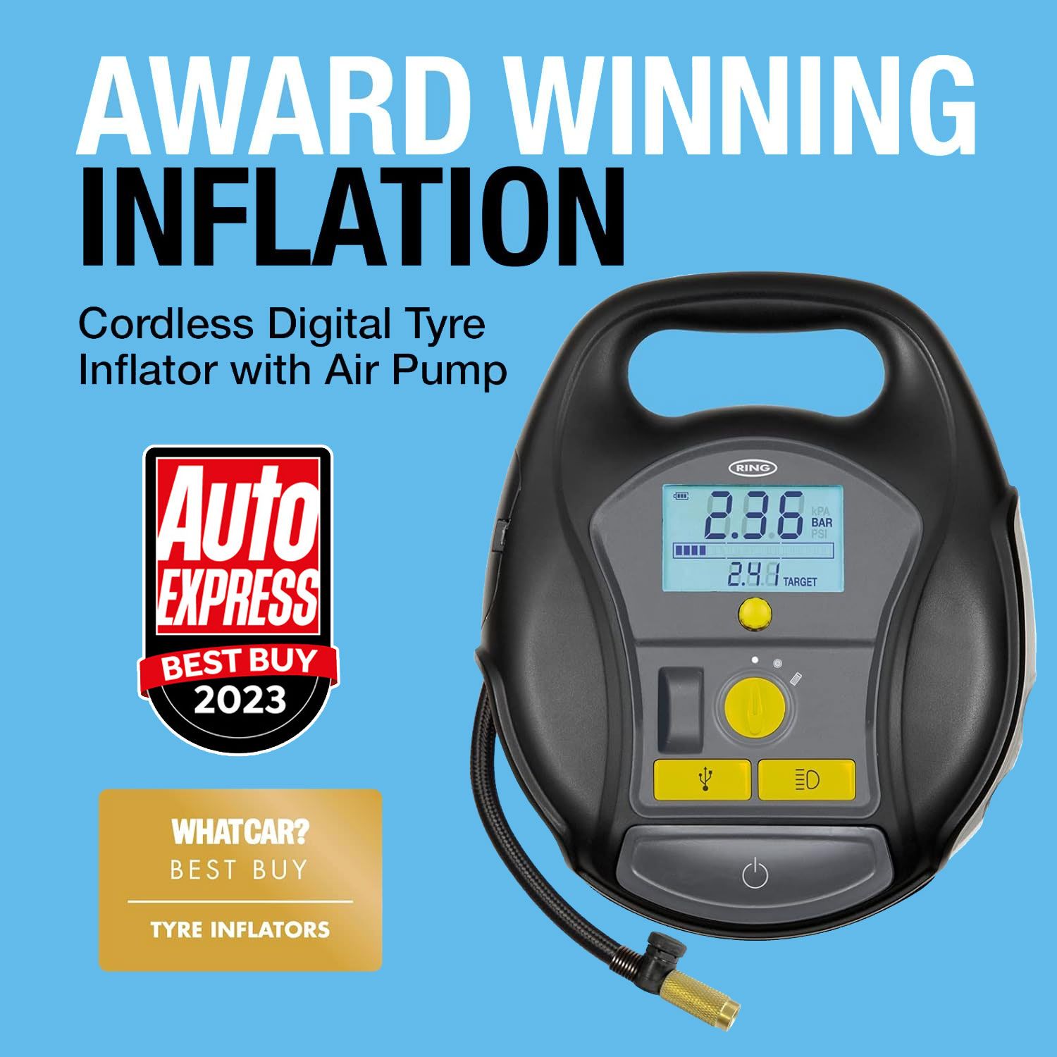 Digital Tire Inflation Pump – horizanhaul